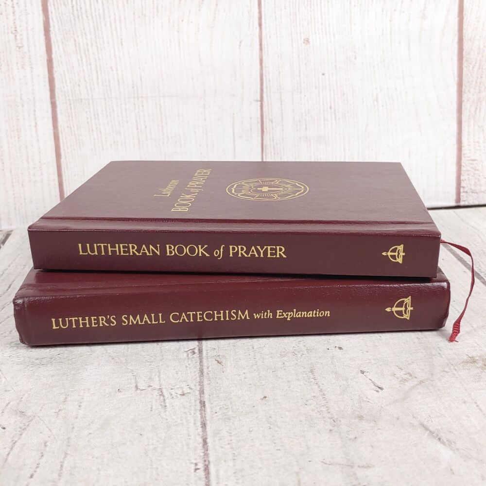 PAIR - Luther's Small Catechism + Lutheran Book of Prayer - Hardcover 2005 USED - Picture 2 of 16